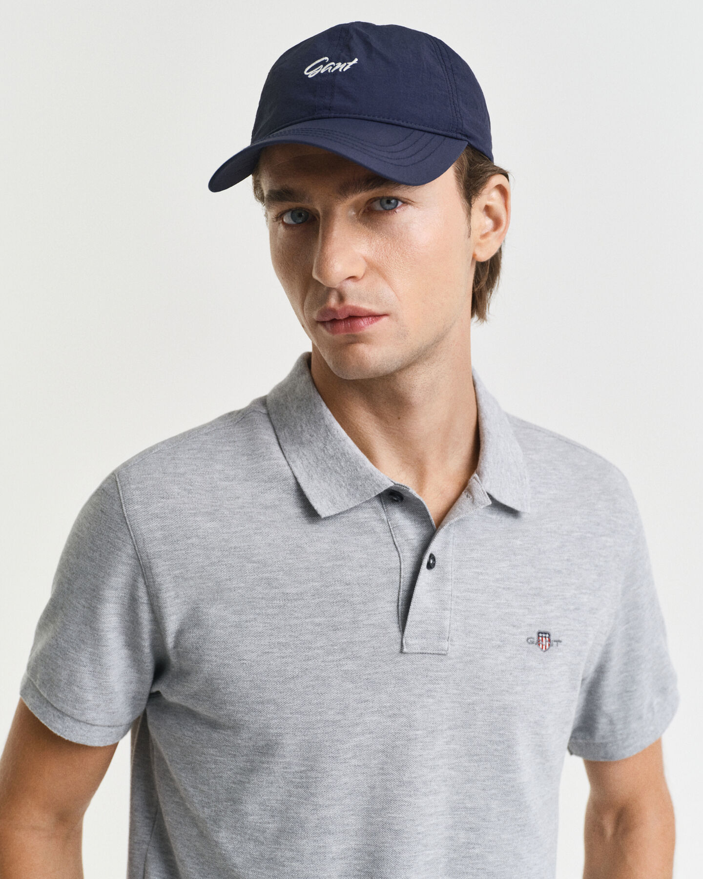 Slim Fit Shield Piqué Polo Shirt
