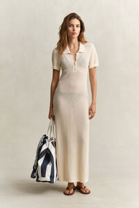 Lace Knit Rugger Dress