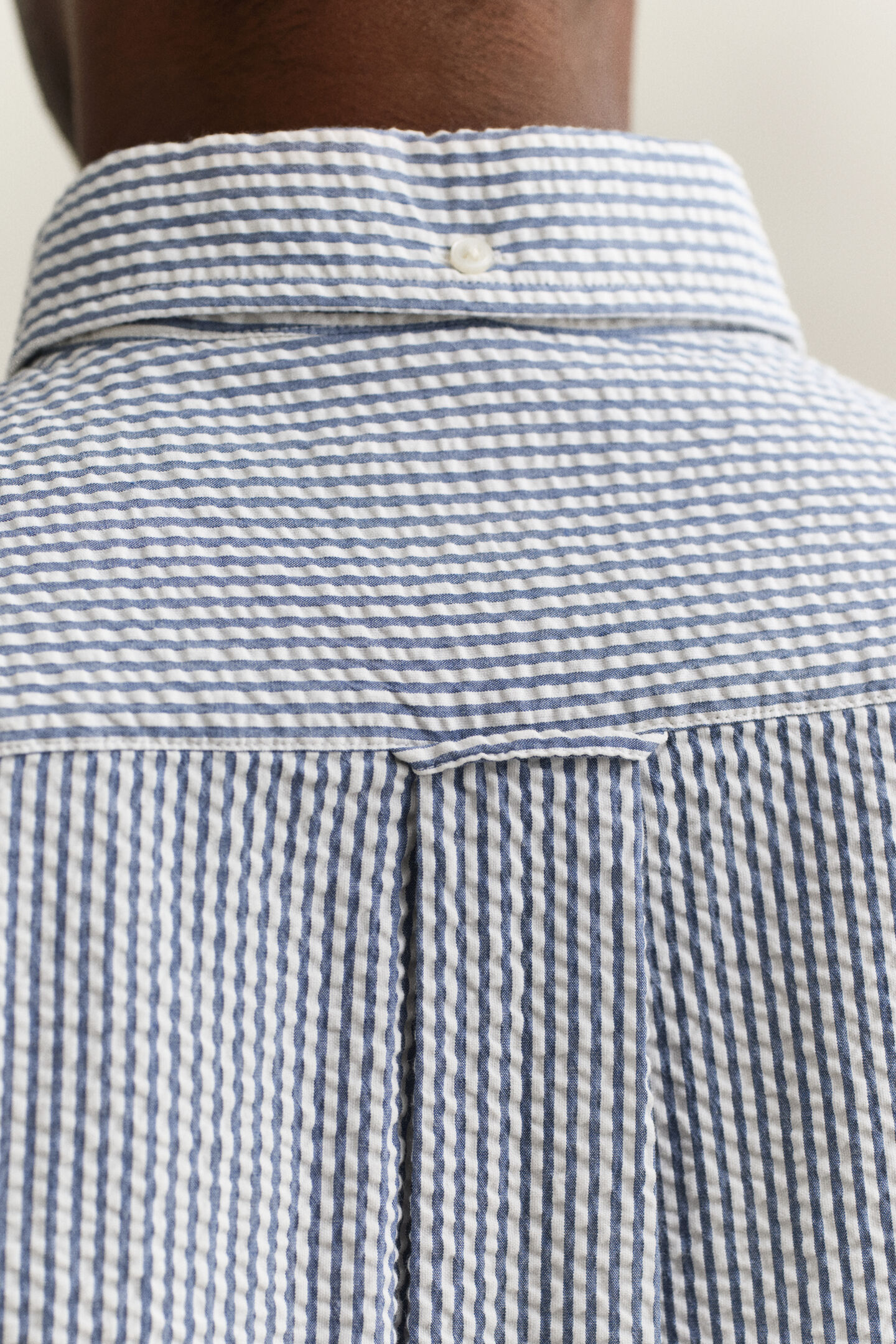 Regular Fit Striped Seersucker Shirt