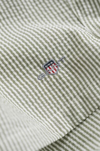 Striped Seersucker Swim Shorts