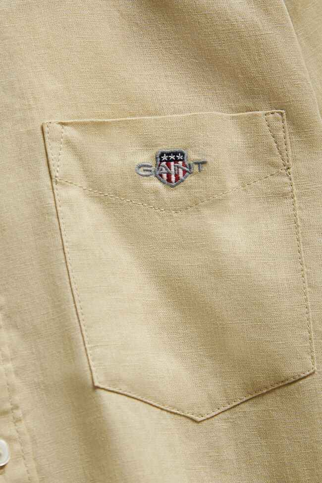 Teen Boys Linen Blend Shirt