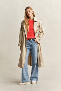 Cable Knit Crew Neck Sweater