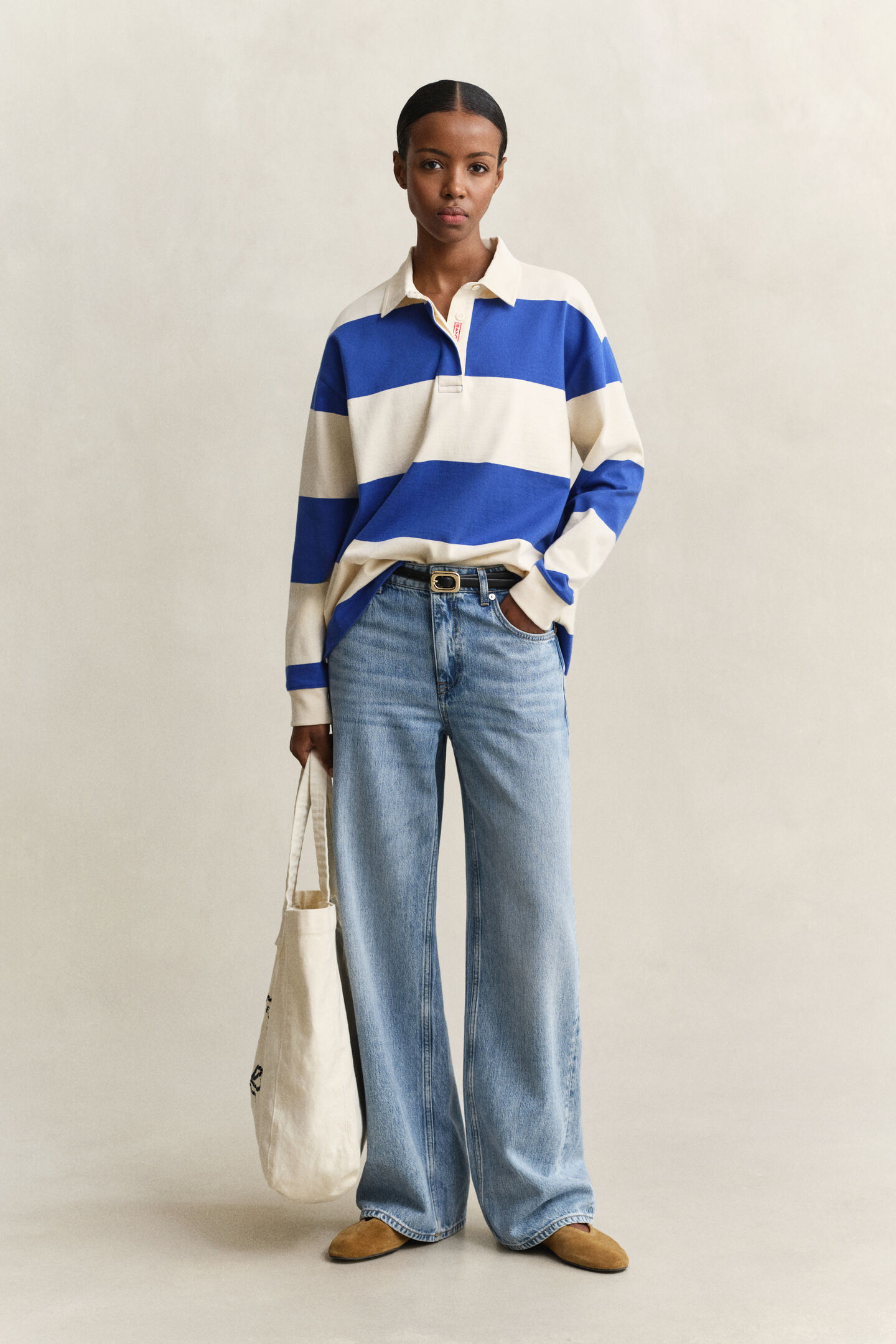 Striped Cotton Heavy Rugger