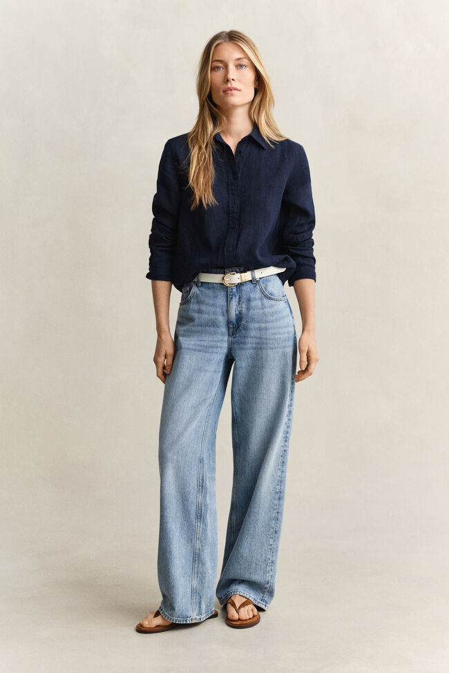 Regular Fit Linen Shirt