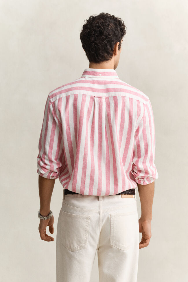 Striped Linen Blend Shirt