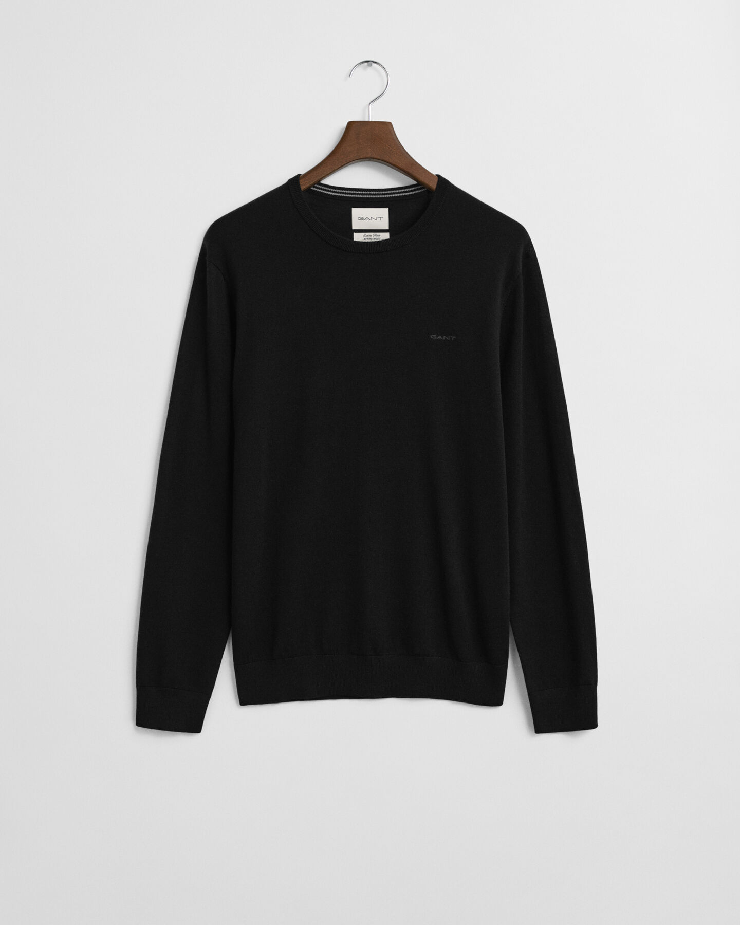 Extra Fine Merino Wool Crew Neck Sweater