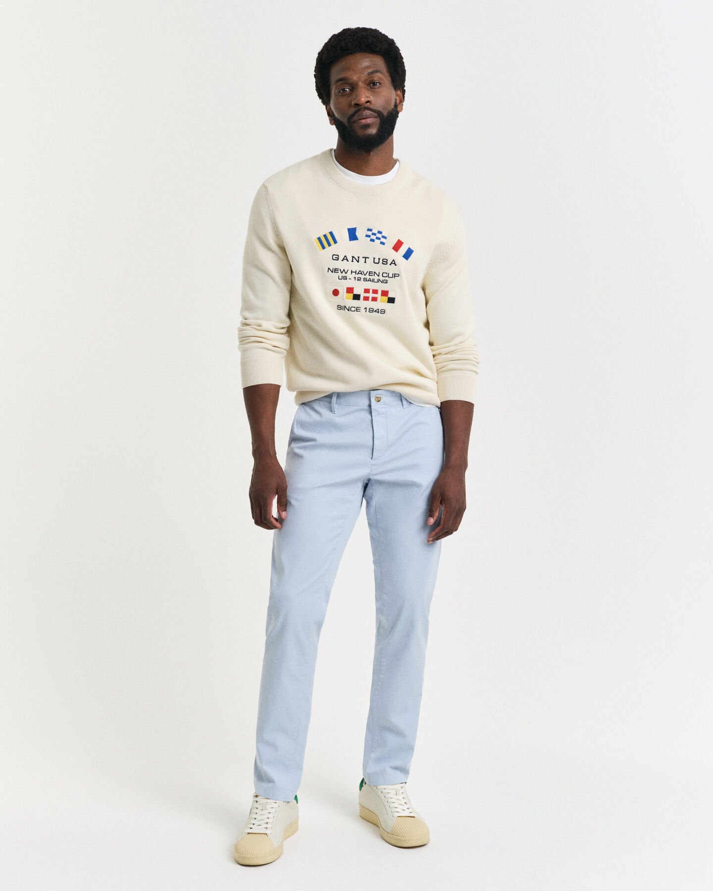 Slim Fit Sunfaded Chinos