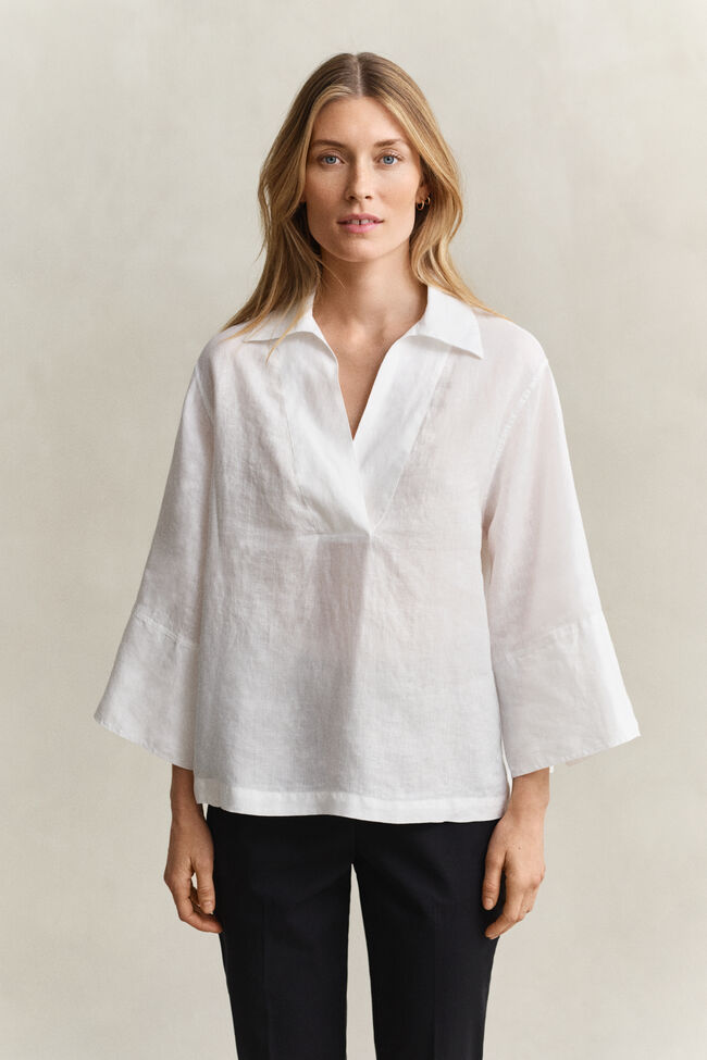 Popover Linen Shirt