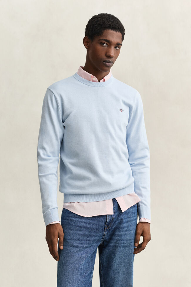Cotton Crew Neck Sweater