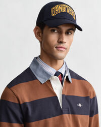 Chambray Collar Striped Heavy Rugger