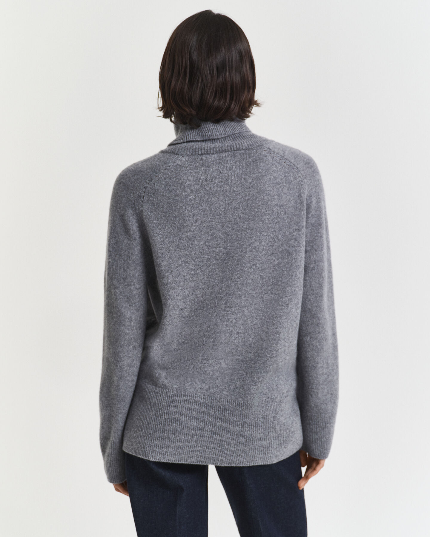 Soft Wool Cashmere Blend Turtleneck Sweater