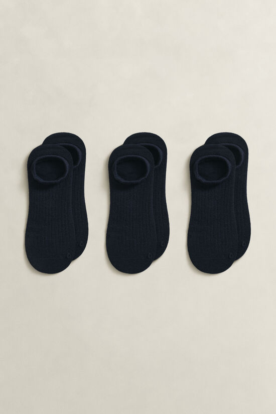 3-Pack Ribbed Low-Cut Socks