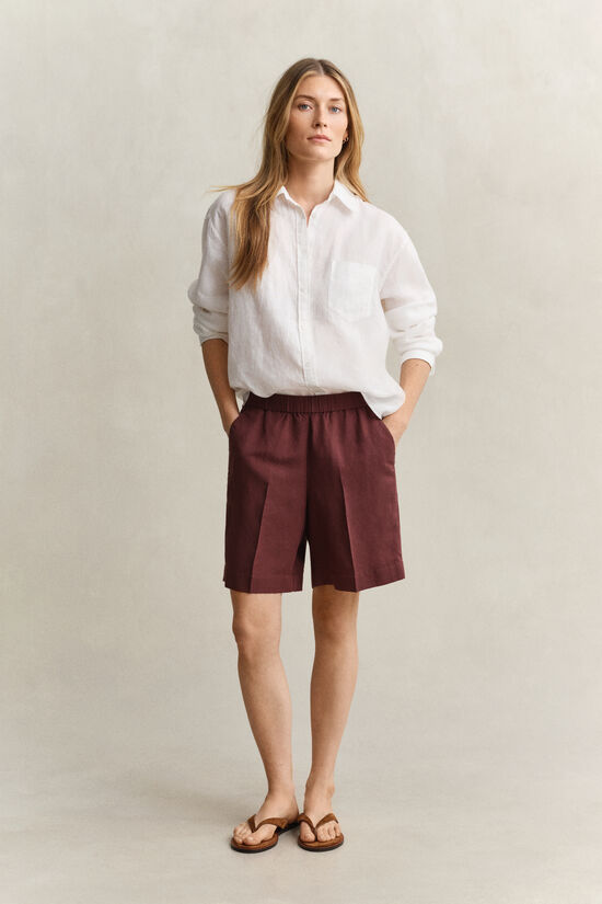 Linen Blend Shorts