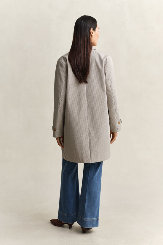 Checked Car Coat