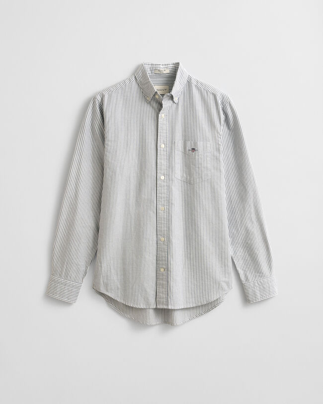 Regular Fit Banker Stripe Classic Oxford Shirt