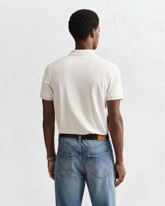 Contrast Piqu&eacute; Polo Shirt