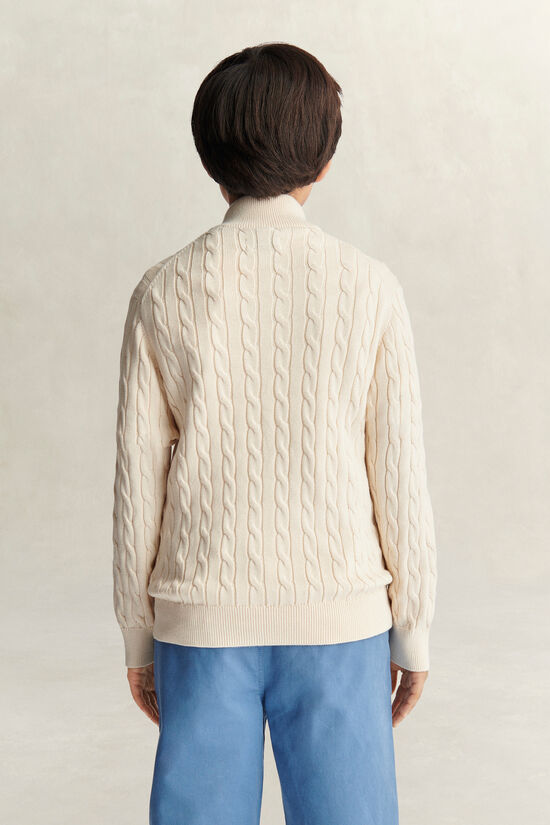 Teen Boys Shield Half Zip Sweater