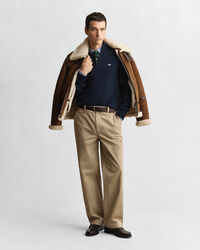 Casual Cotton Half-Zip Sweater