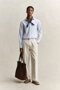 Regular Fit Dobby Striped Shirt