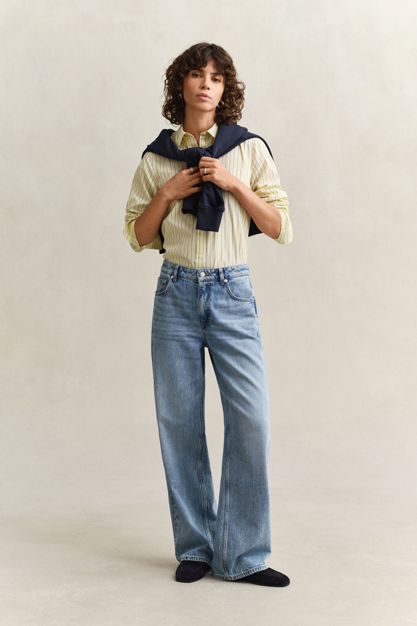 Regular Fit Classic Striped Poplin Shirt