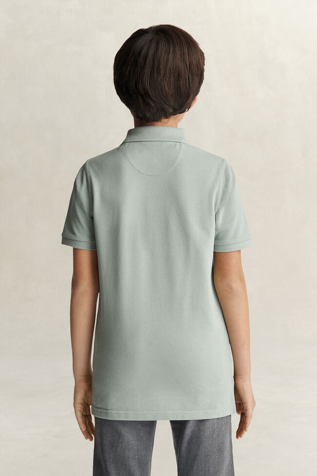 Teens Shield Piqu&eacute; Polo Shirt