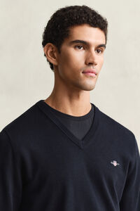 Classic Cotton V-Neck Sweater