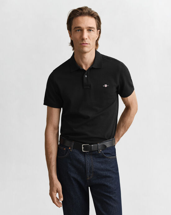 Regular Fit Shield Piqu&eacute; Polo Shirt