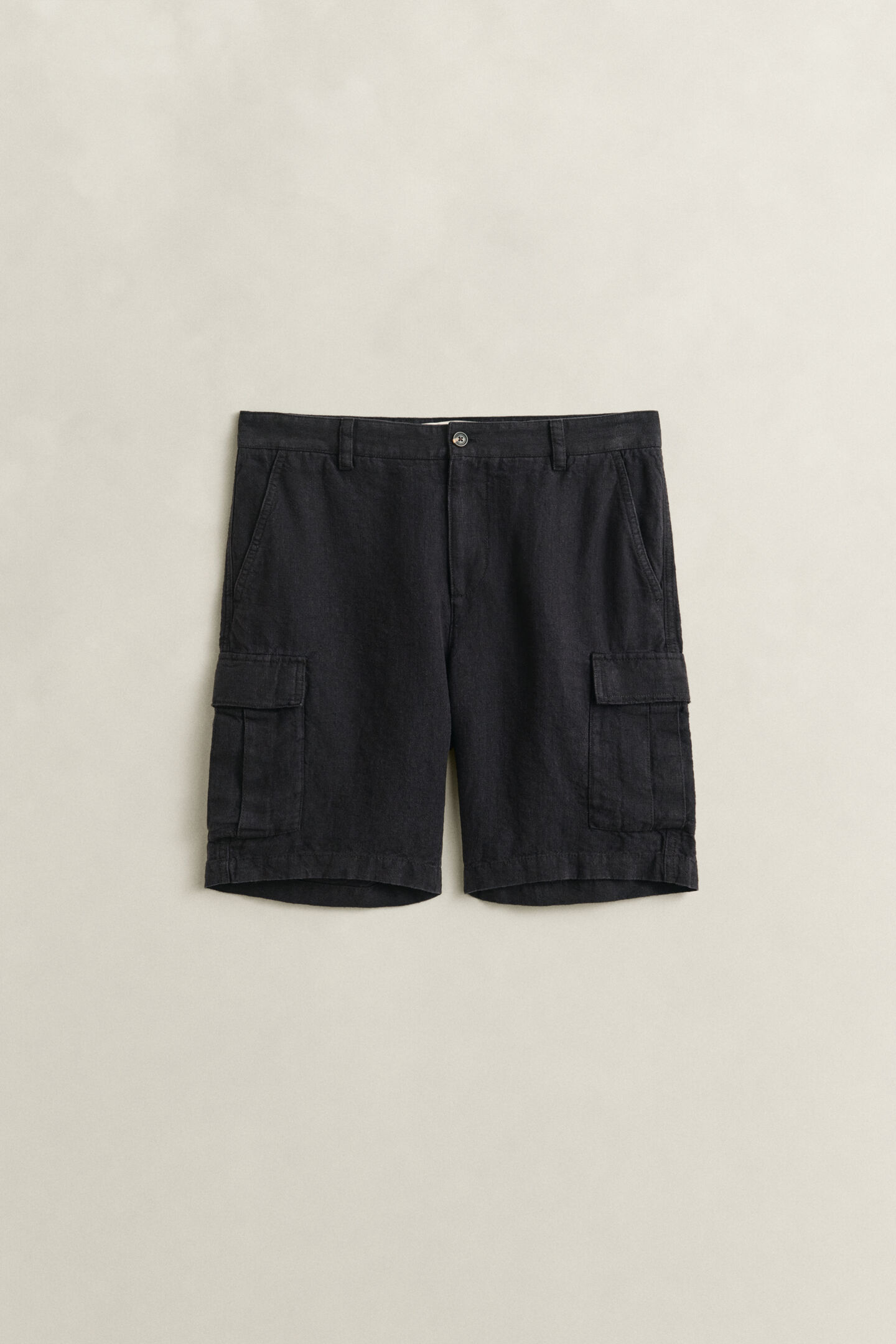Linen Cargo Shorts
