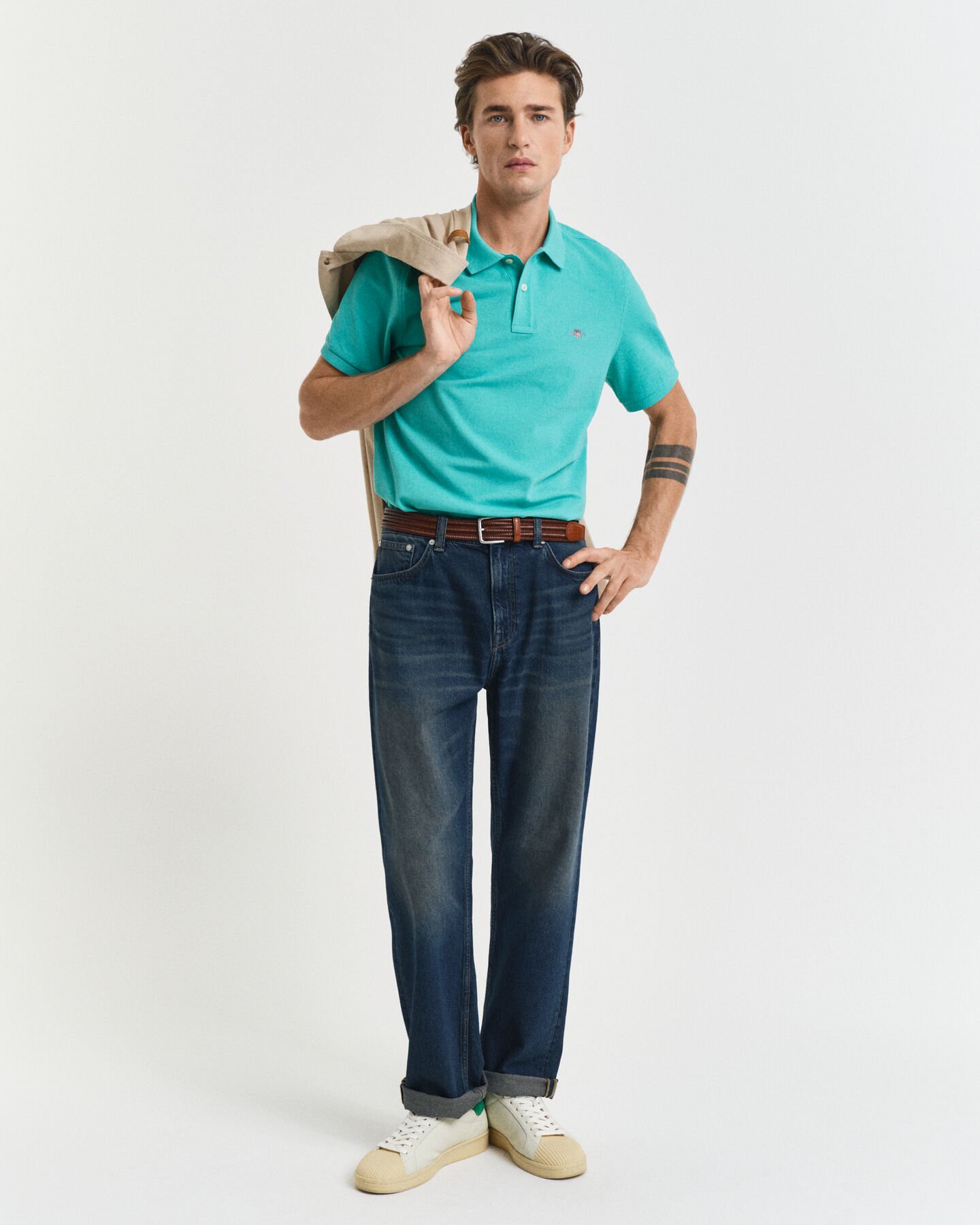 Regular Fit Shield Piqué Polo Shirt