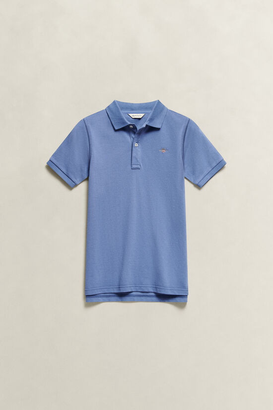 Teens Shield Piqu&eacute; Polo Shirt