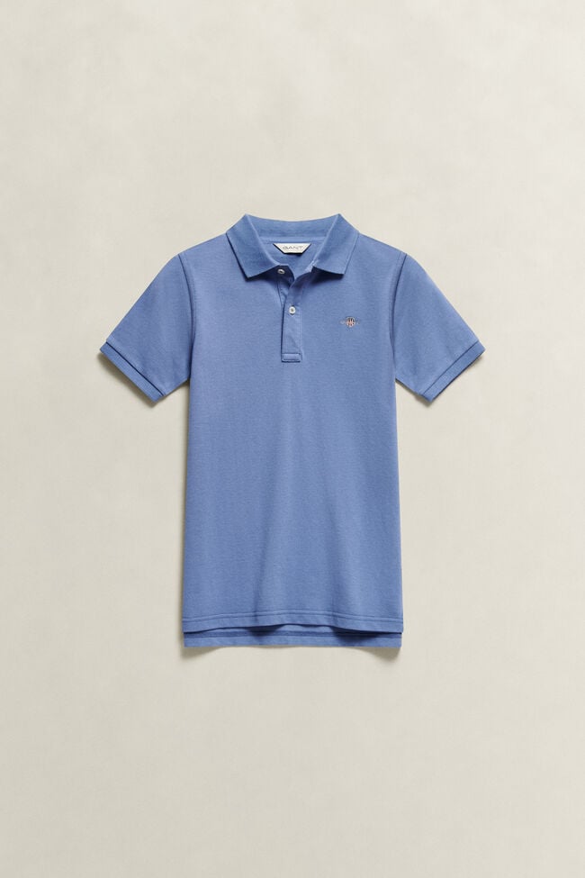 Teens Shield Piqu&eacute; Polo Shirt