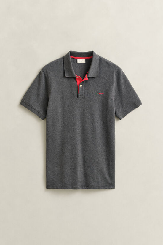 Contrast Piqu&eacute; Polo Shirt