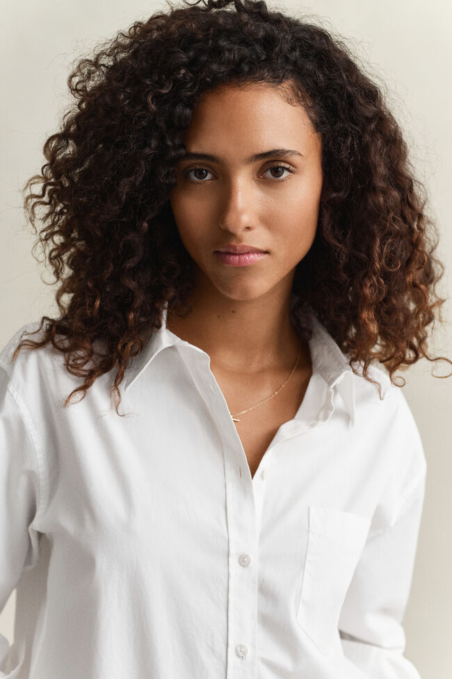 Relaxed Fit Classic Poplin Shirt