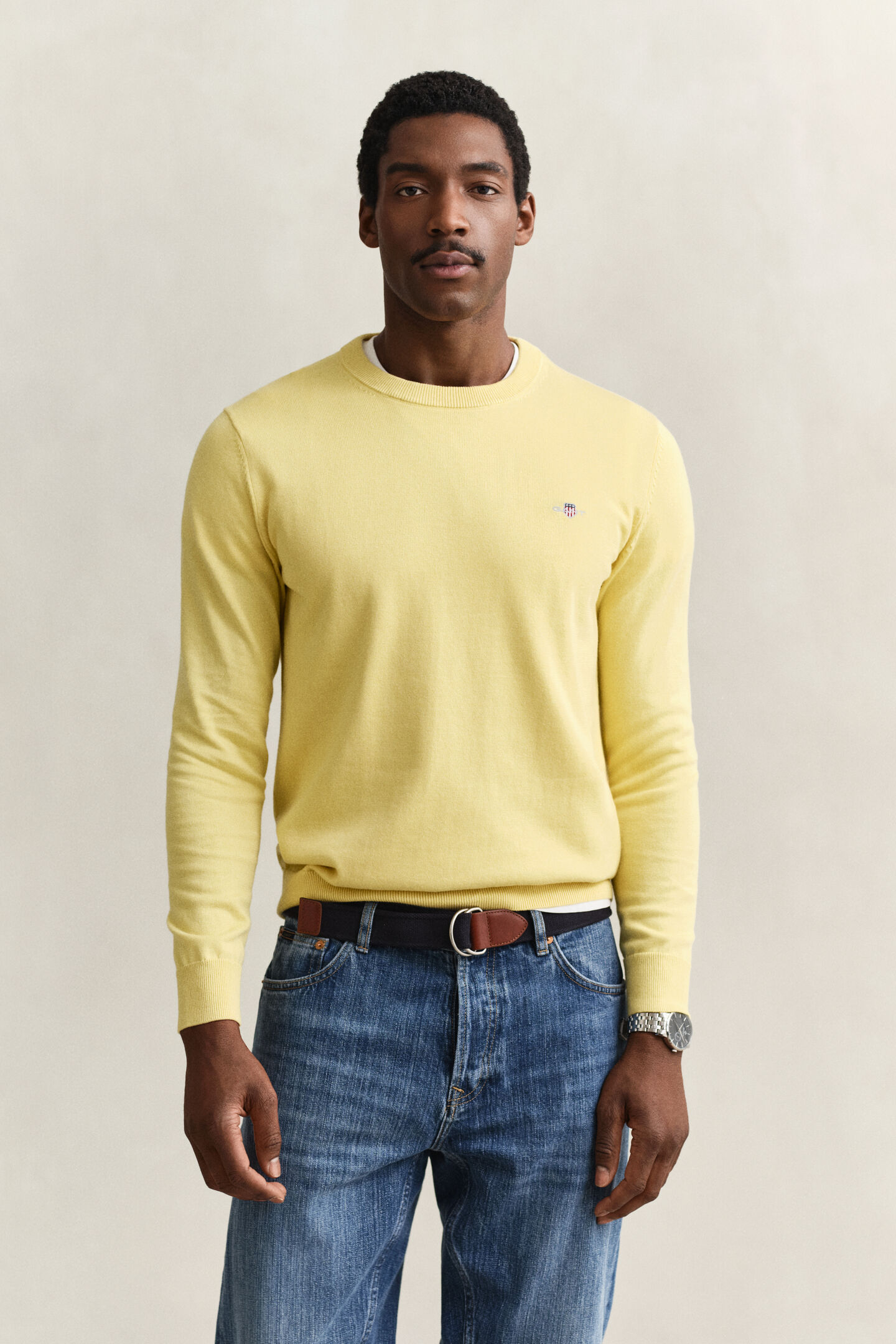 Cotton Crew Neck Sweater