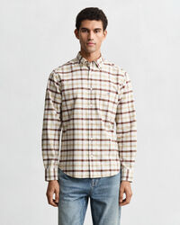 Regular Fit Checked Oxford Shirt