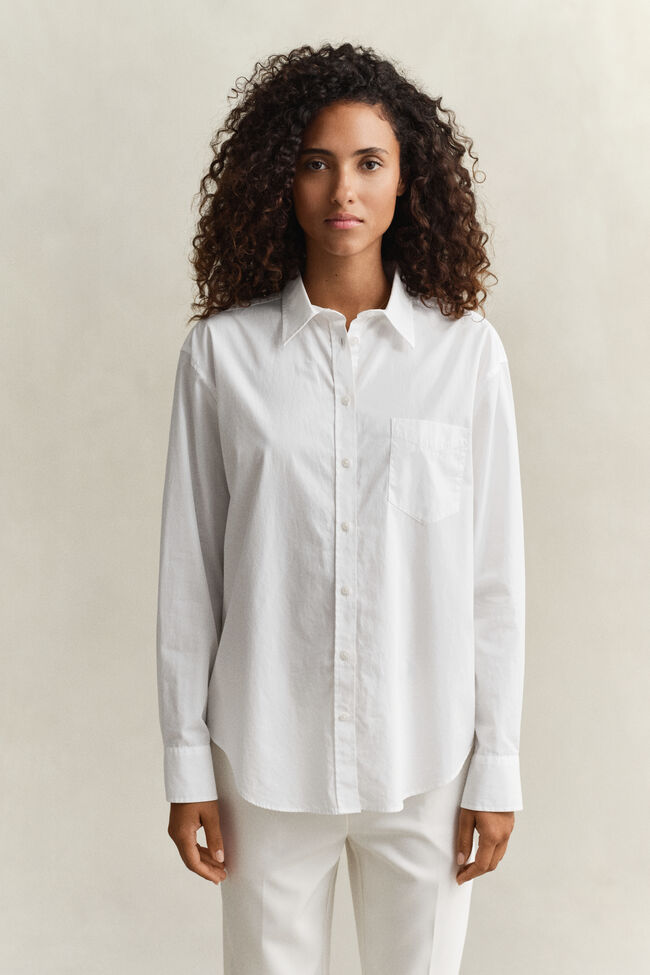 Relaxed Fit Classic Poplin Shirt