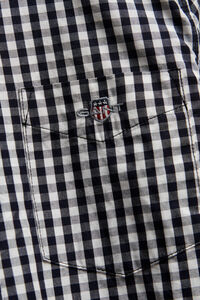 Teen Boys Gingham Poplin Shirt