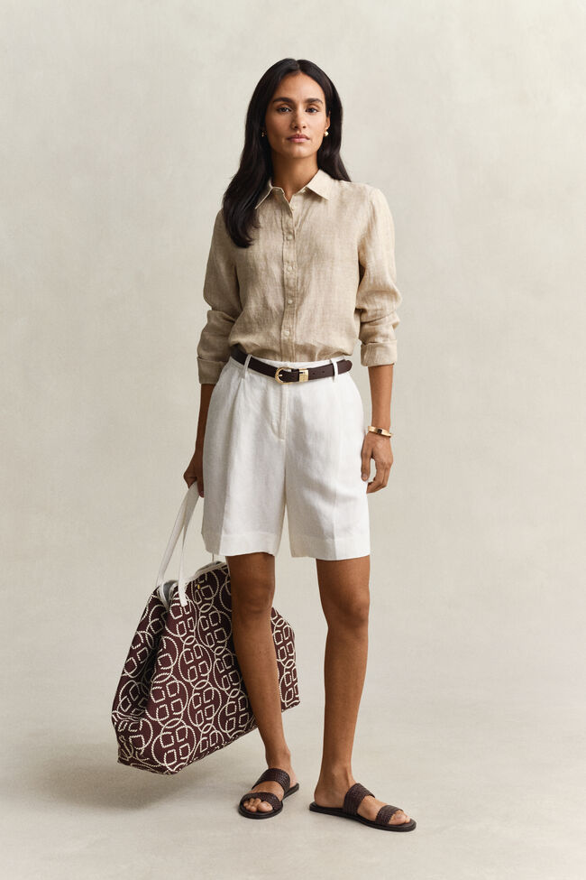 Regular Fit Linen Shirt