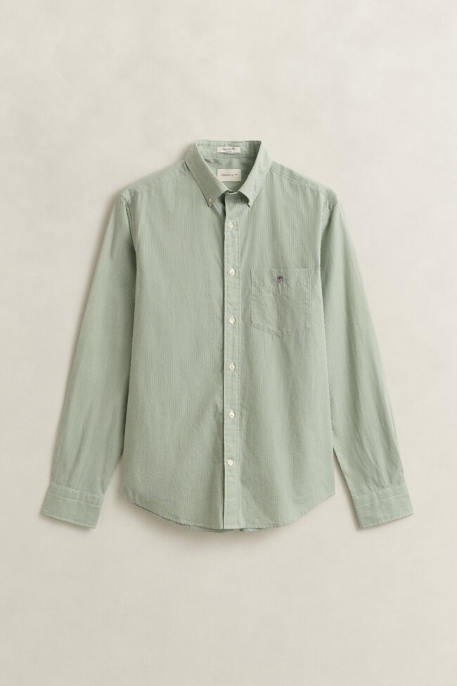 Banker Stripe Classic Poplin Shirt