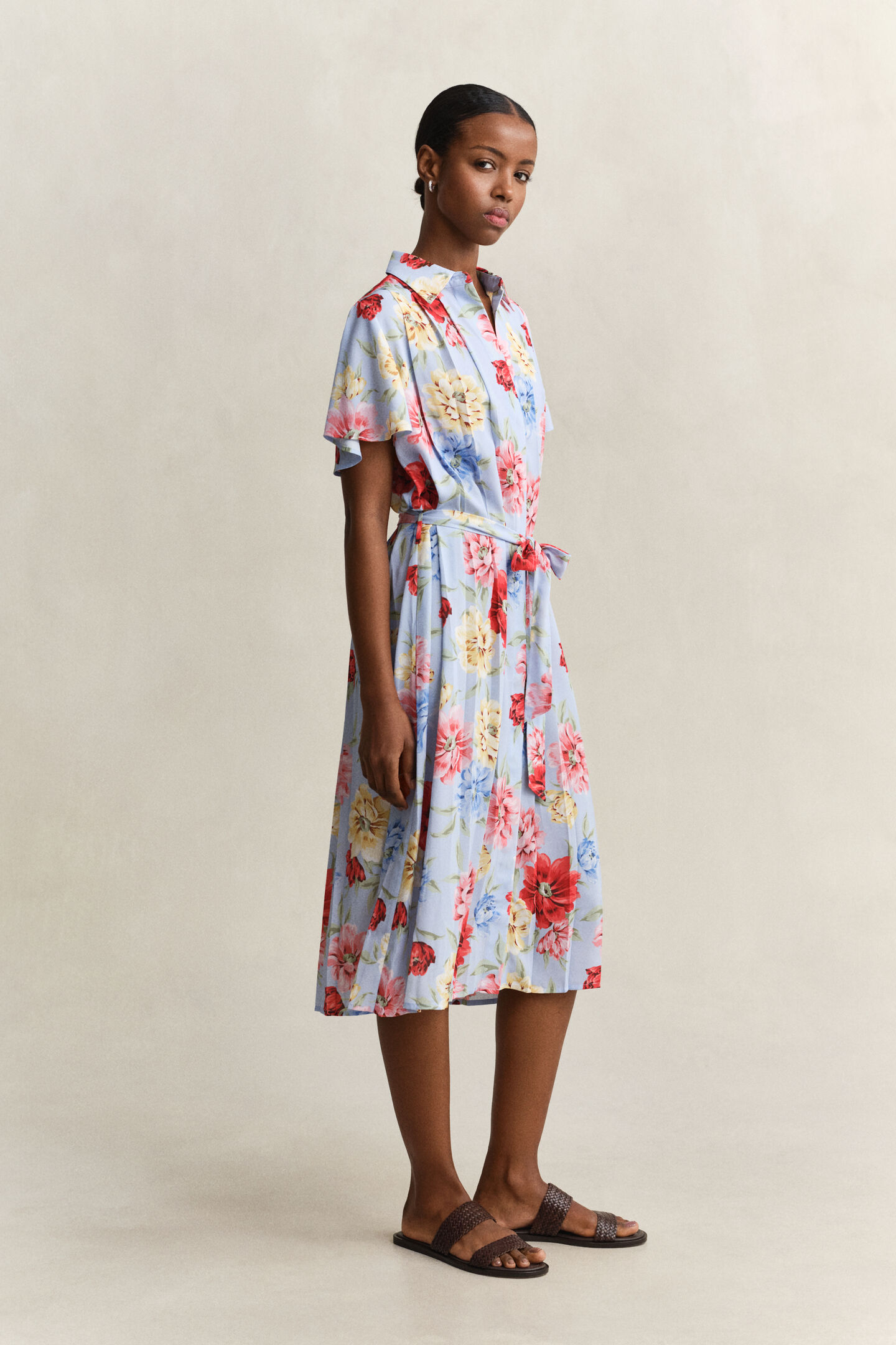 Floral Shirt Dress
