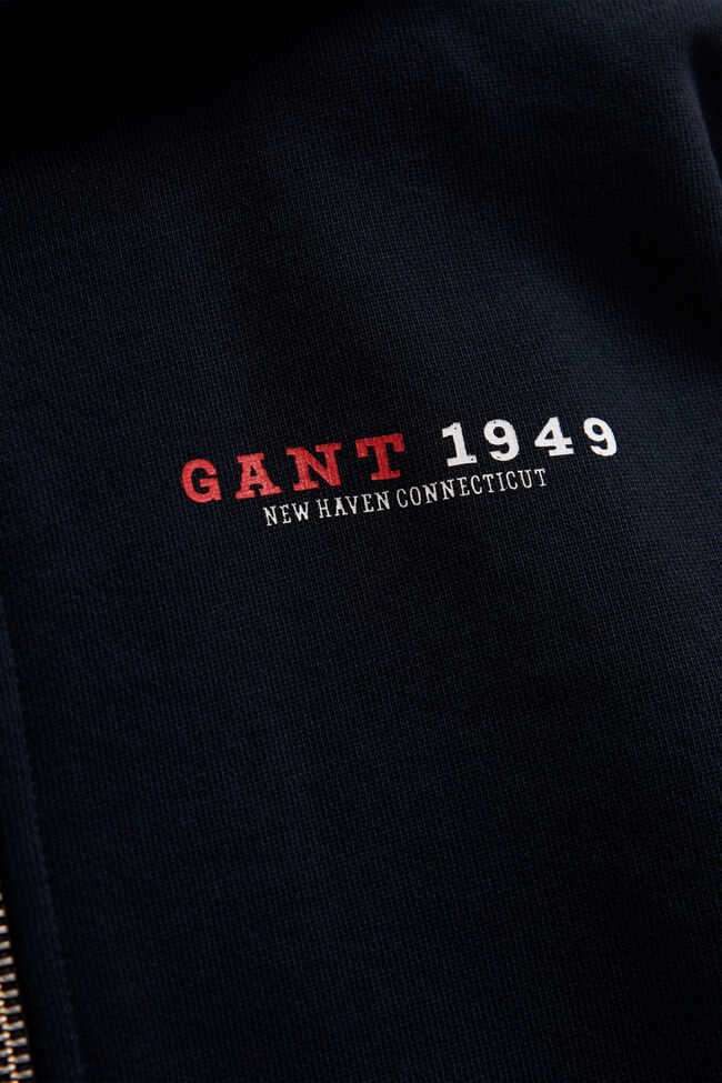 Boys Collegiate Graphic Zip Hoodie