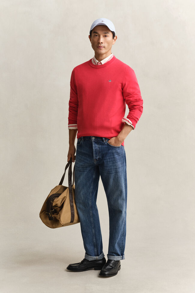 Cotton Crew Neck Sweater