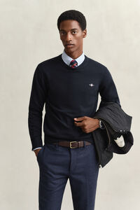 Cotton Crew Neck Sweater