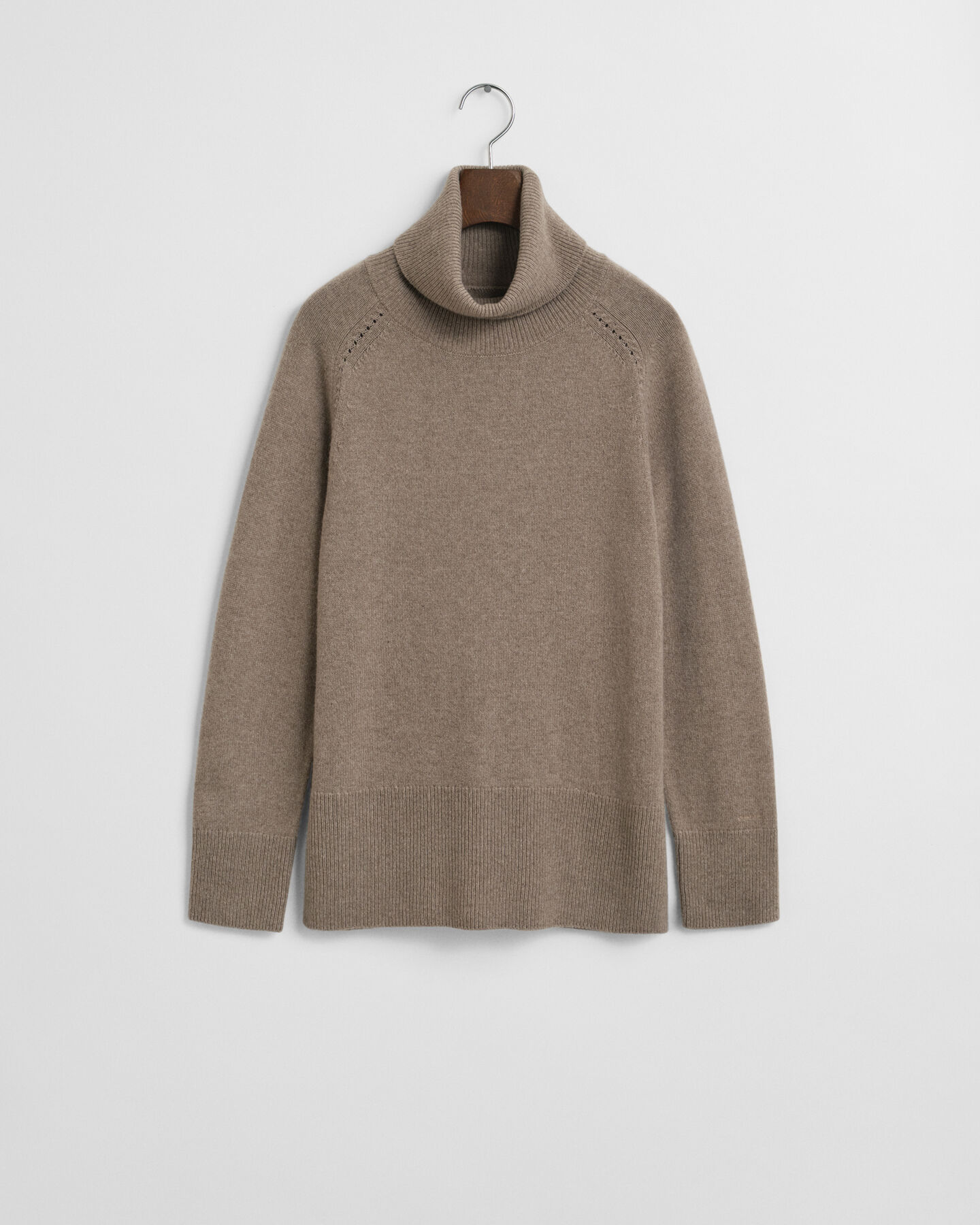 Soft Wool Cashmere Blend Turtleneck Sweater
