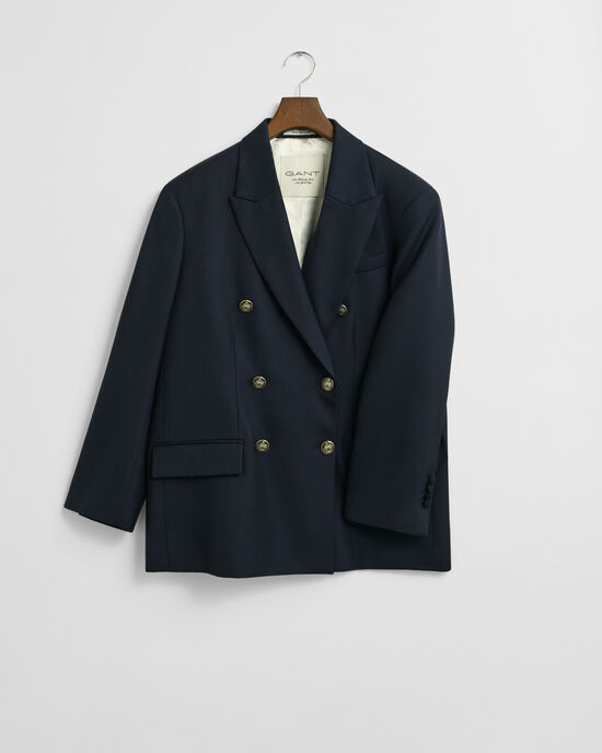 Oversized Wool Hopsack Blazer