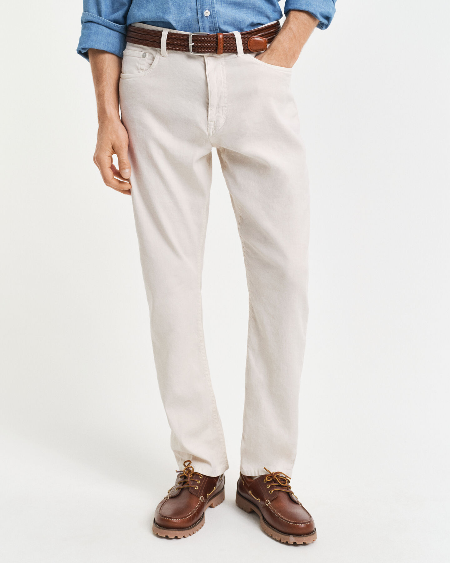Regular Fit Cotton Linen Jeans