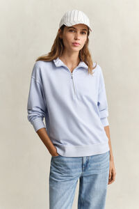 Washed Shield Half-Zip Sweatshirt