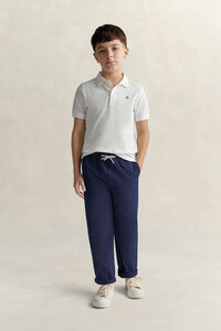 Teens Shield Piqu&eacute; Polo Shirt