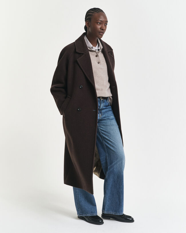 Knitted Wool Cashmere Blend Rugger