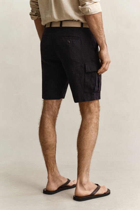 Linen Cargo Shorts